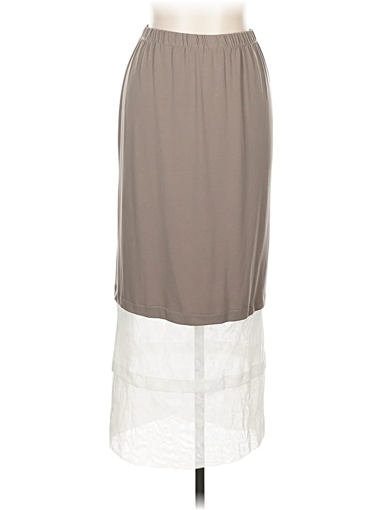 Pre-owned Planet By Lauren G Casual Skirt In Brown