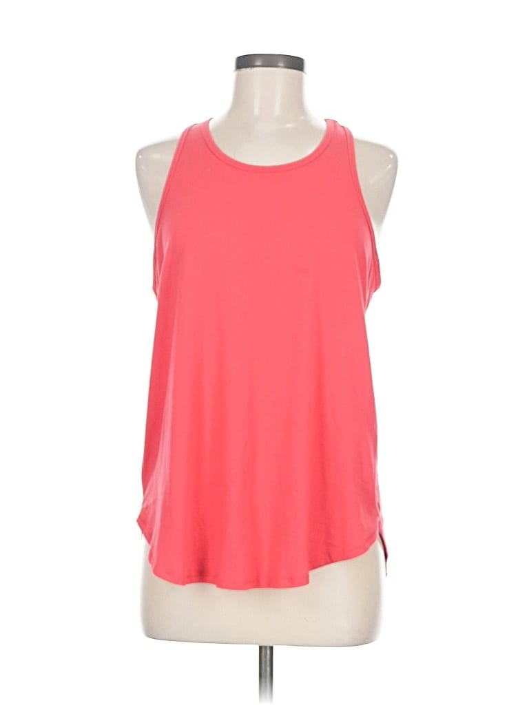Pre-owned All In Motion Tank Top Pink Halter Neckline Tops
