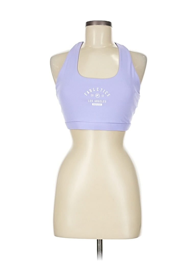Pre-owned Fabletics Sports Bra In Purple