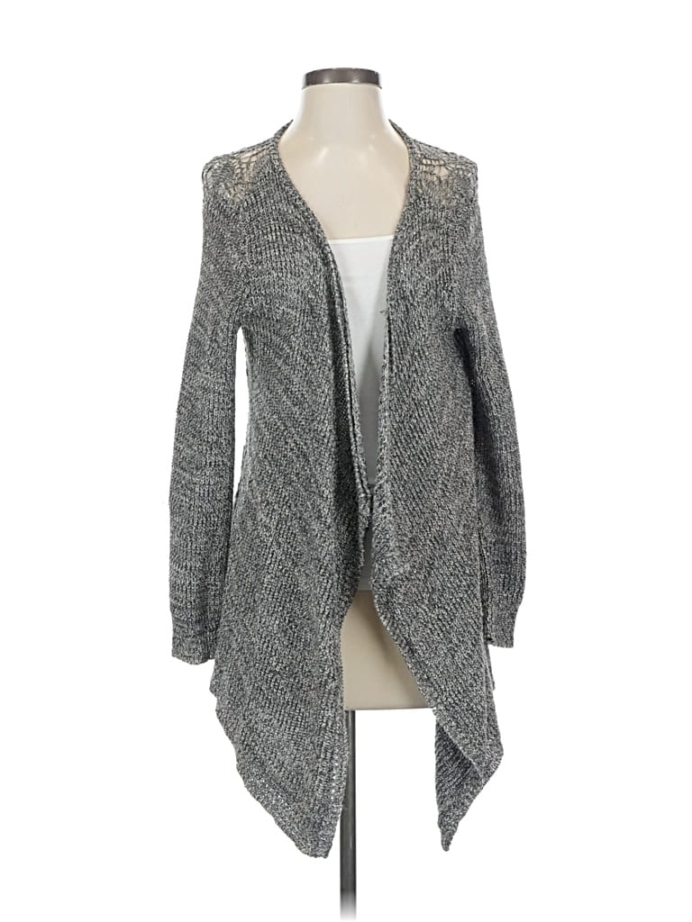 Pre-owned Just Fab Cardigan Sweater In Gray