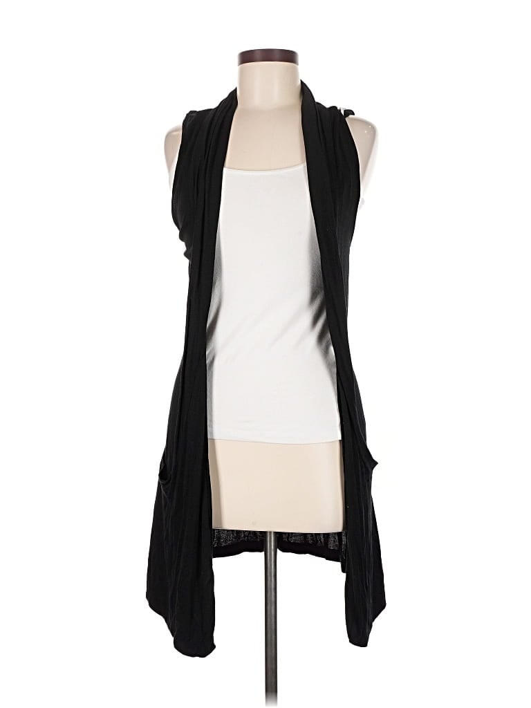 Pre-owned Bcbgmaxazria Cardigan Sweater In Black