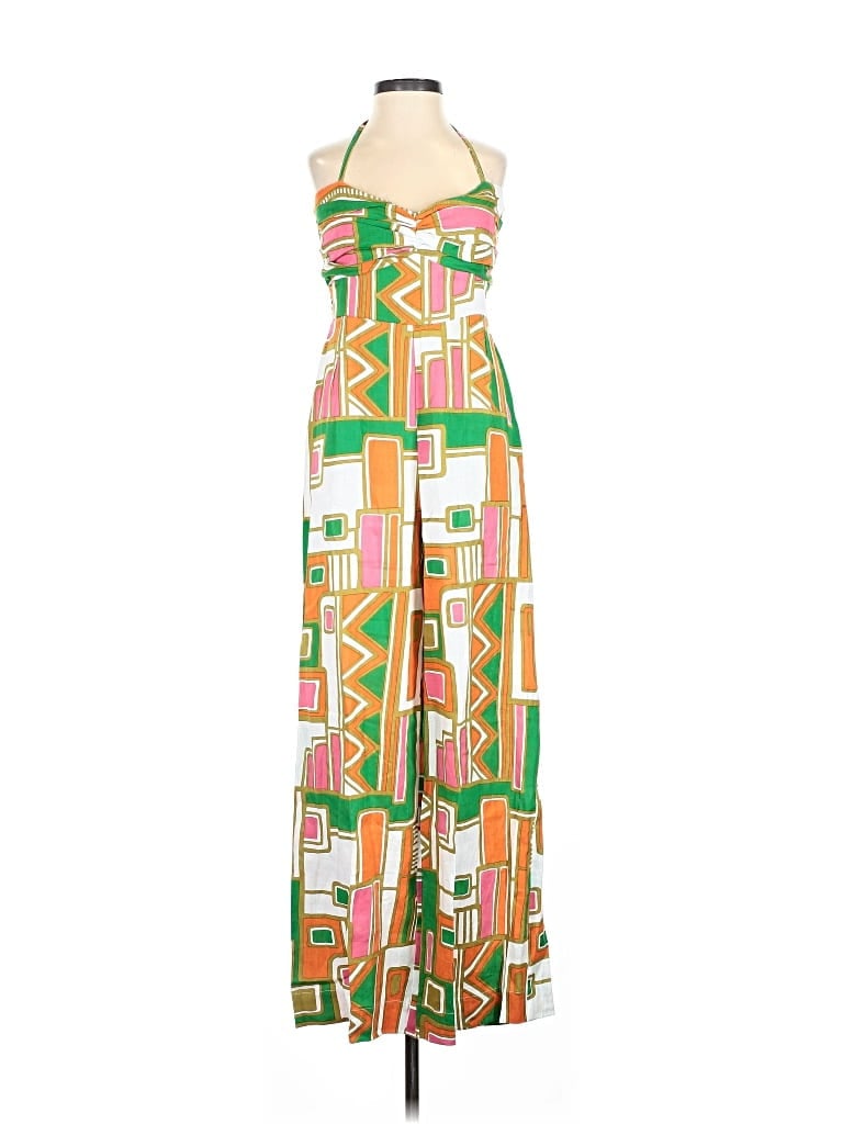 Pre-owned S/w/f Jumpsuit In Green