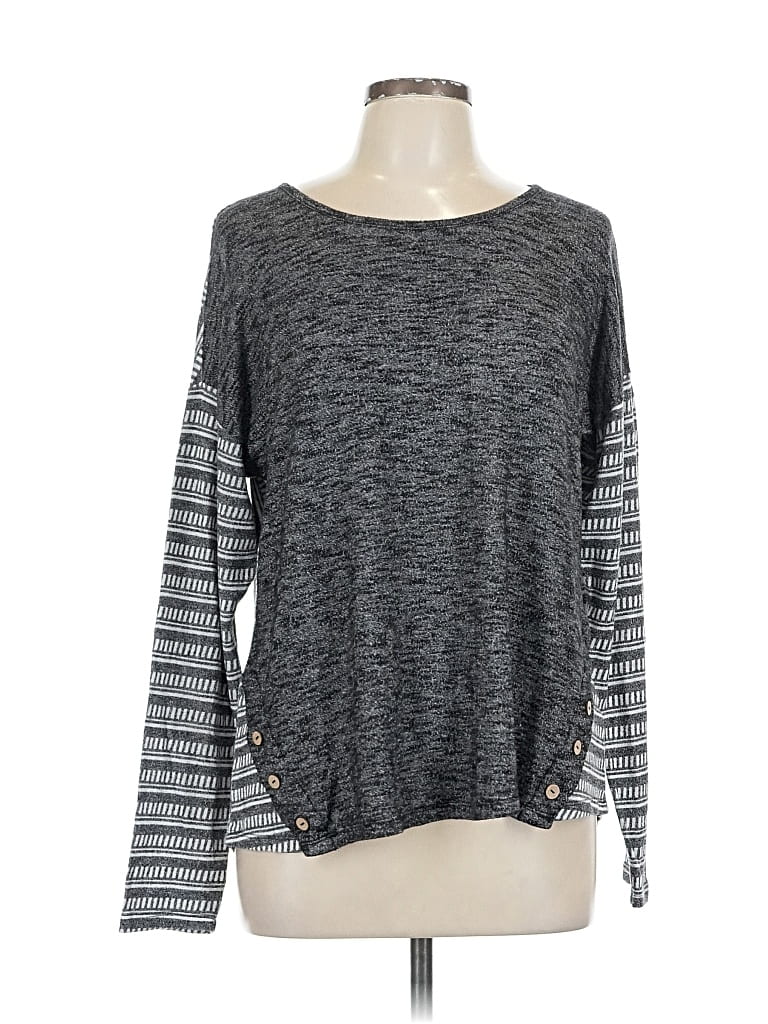 Pre-owned Cato Pullover Sweater In Gray