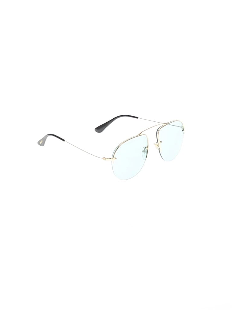 Pre-owned Prada Sunglasses In Gold