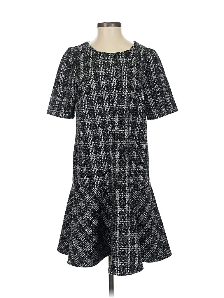Pre-owned Ann Taylor Loft Casual Dress In Gray