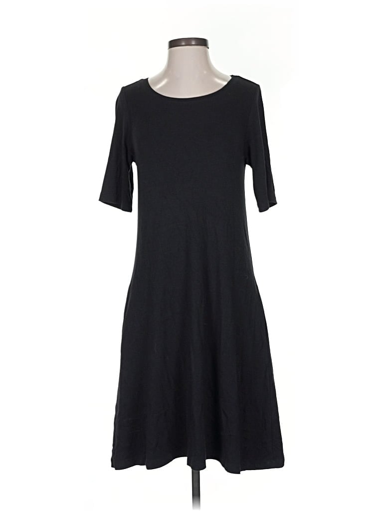 Pre-owned Lila Rose Casual Dress In Black