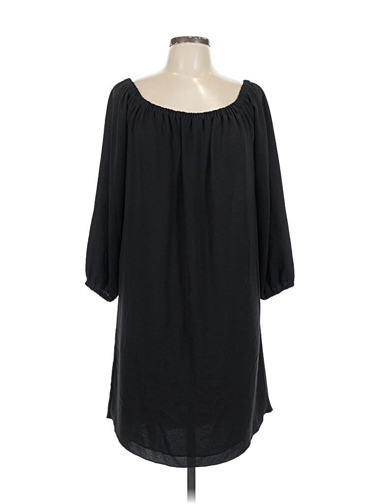 Pre-owned Wilfred 3/4 Sleeve Blouse In Black