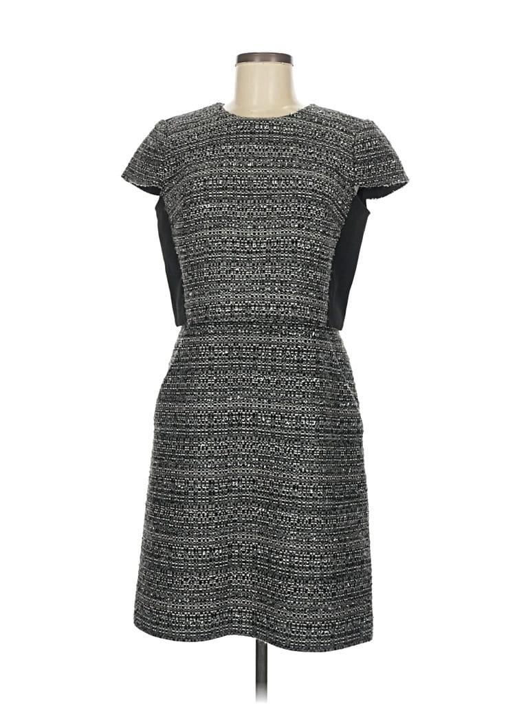 Pre-owned Tory Burch Casual Dress In Gray