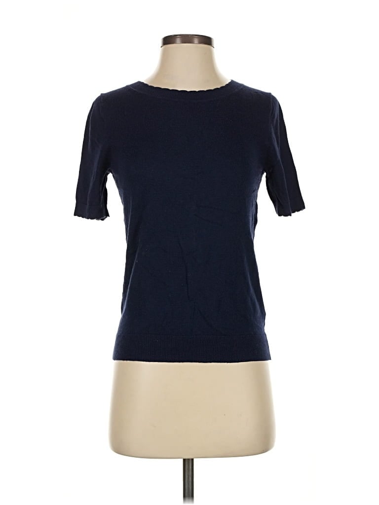 Pre-owned Banana Republic Factory Store Cardigan Sweater In Blue