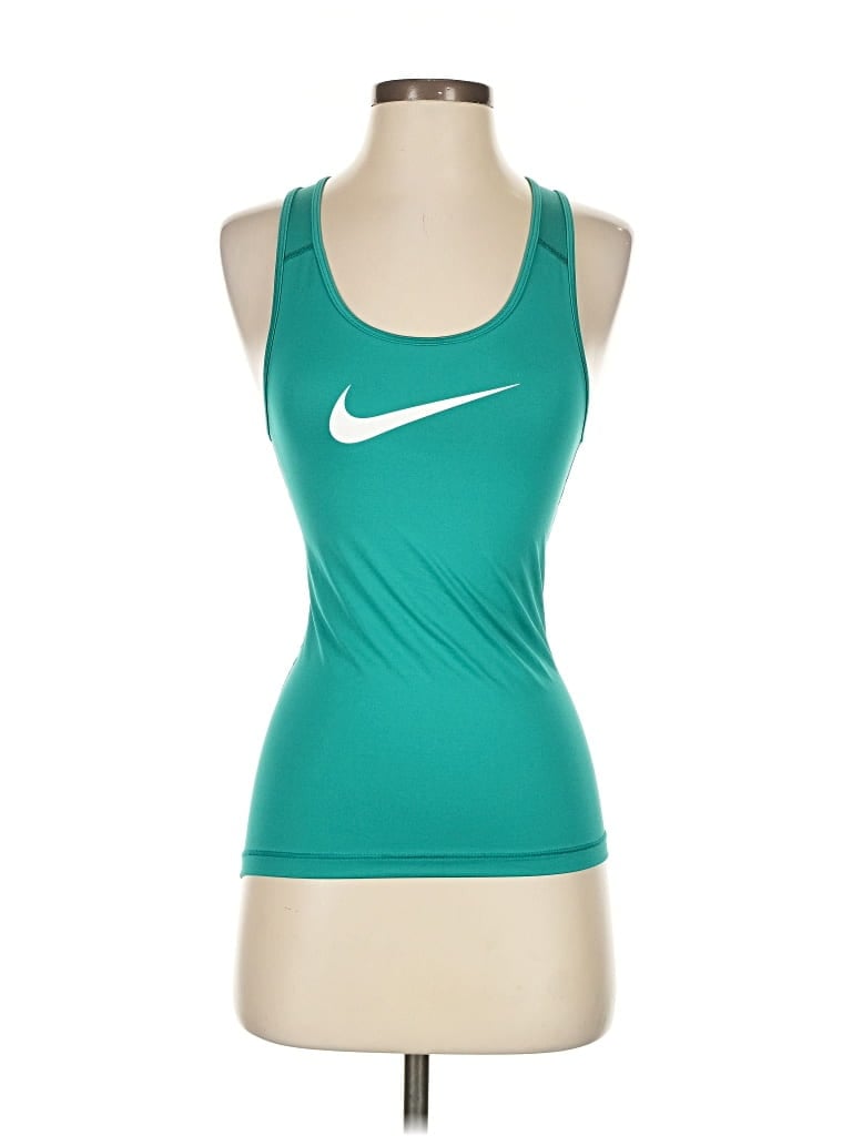 Pre-owned Nike Active Tank Top In Green