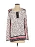 J.Jill 100% Rayon White Long Sleeve Blouse Size S - photo 1