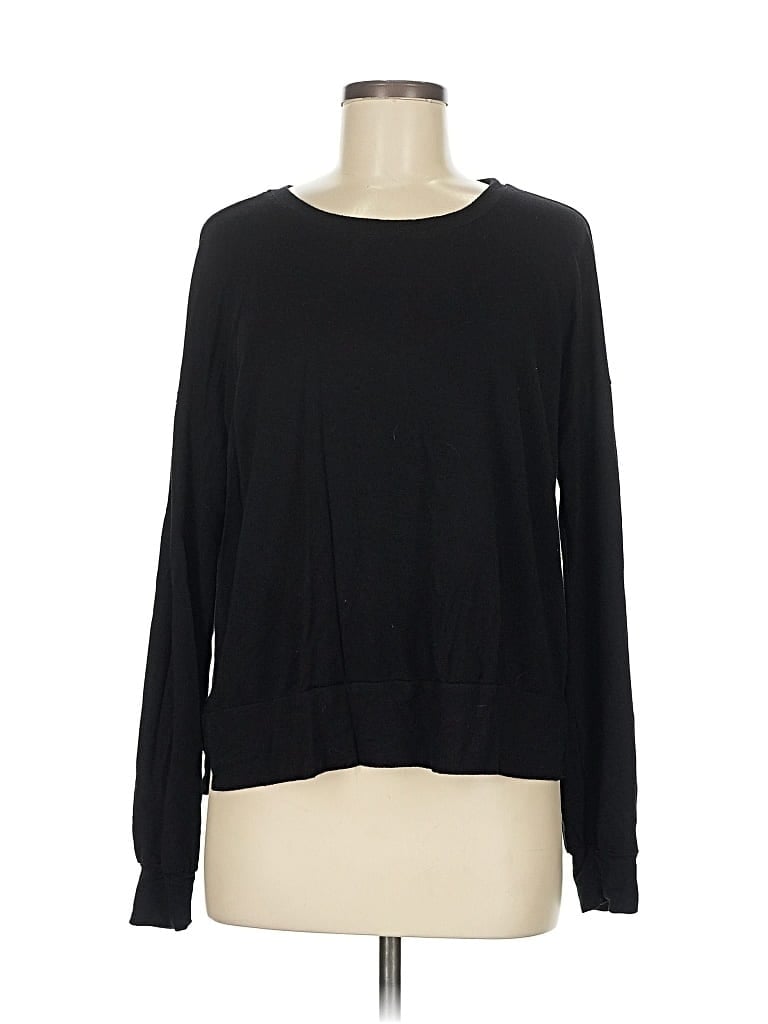 Pre-owned Soma Pullover Sweater In Black