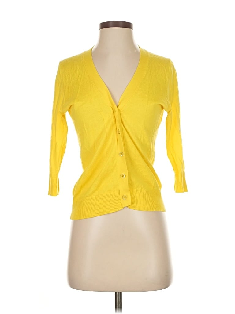 Pre-owned Gap Outlet Cardigan Sweater In Yellow