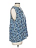 Michael Stars 100% Rayon Blue Sleeveless Blouse Size Lg (2) - photo 4