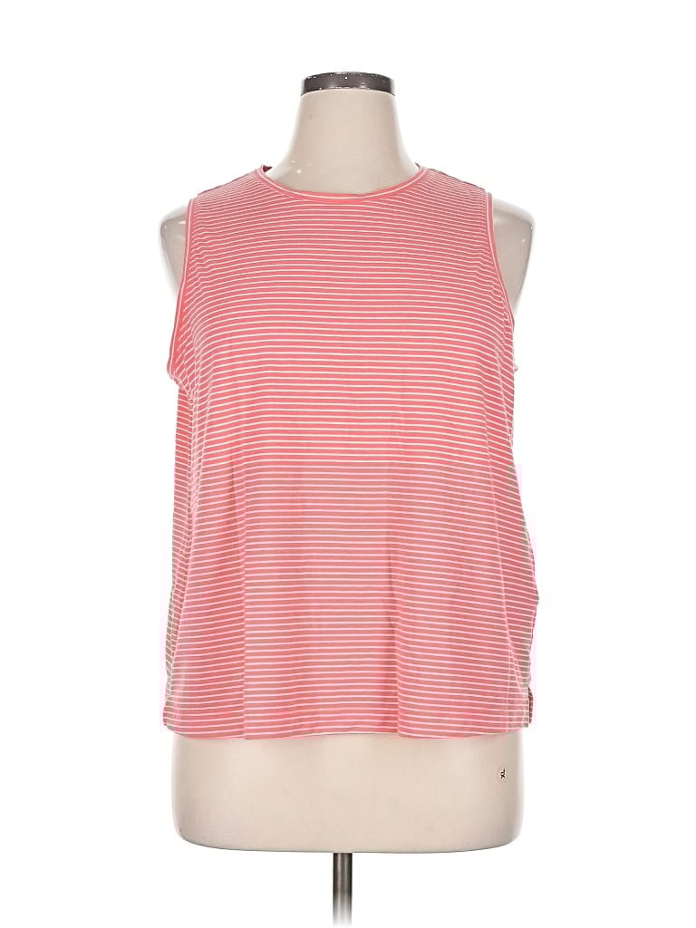 Pre-owned Lands' End Sleeveless T-shirt In Red