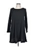 Fab'rik Solid Black Gray Casual Dress Size L - photo 1