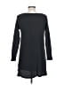 Fab'rik Solid Black Gray Casual Dress Size L - photo 2