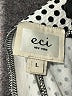ECI Houndstooth Gray Casual Skirt Size L - photo 3