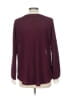 Lovely Melody Solid Burgundy Pullover Sweater Size L - photo 2