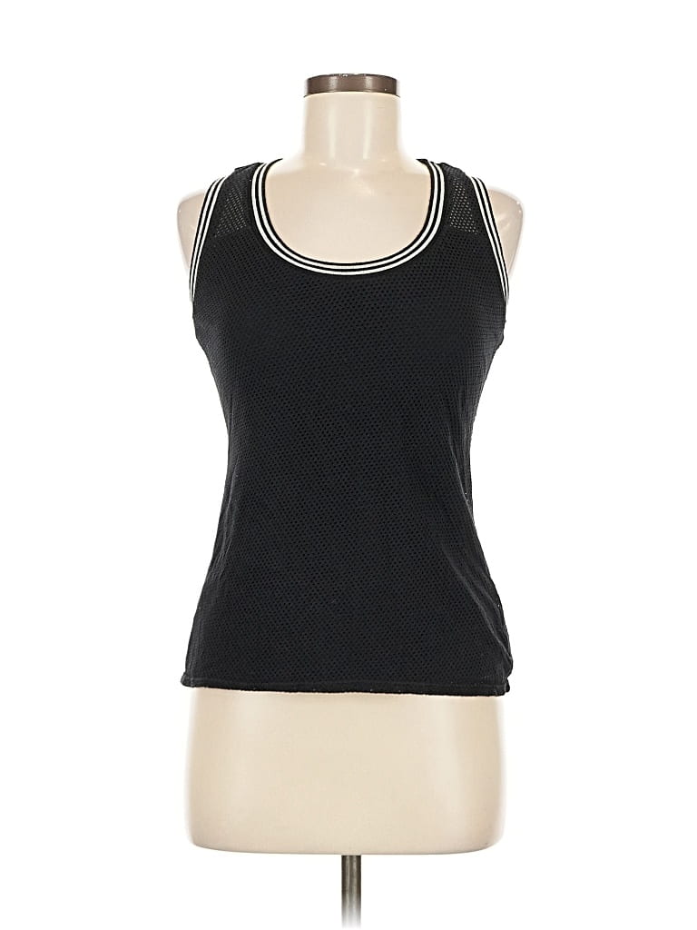 Pre-owned Michael Stars Tank Top Black Crew Neck Tops