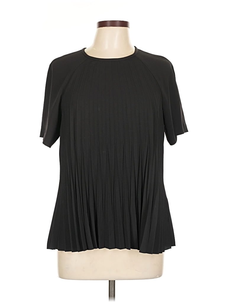 Pre-owned Kate Spade New York Short Sleeve Blouse In Black