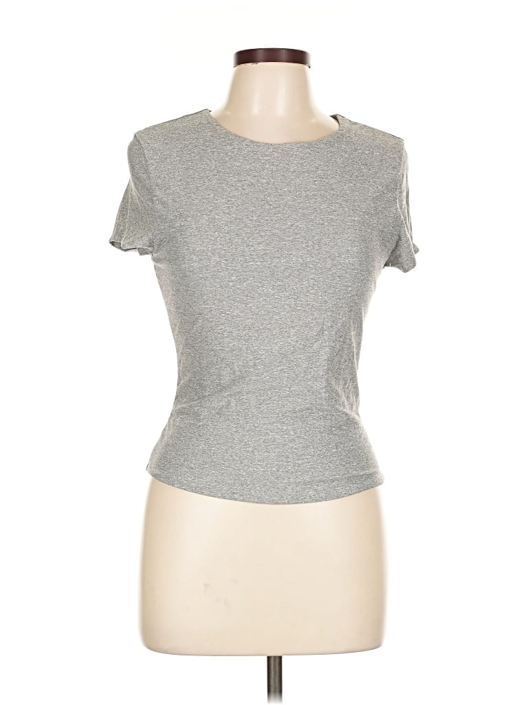 Pre-owned Sincerely Jules Short Sleeve T-shirt In Gray