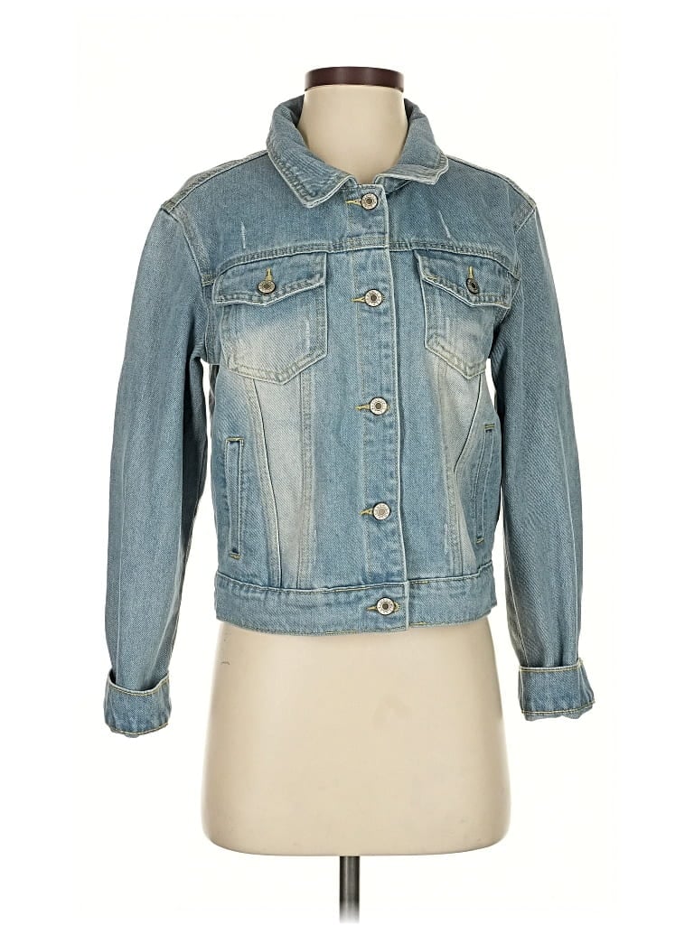 Pre-owned Unbranded Denim Jacket In Blue