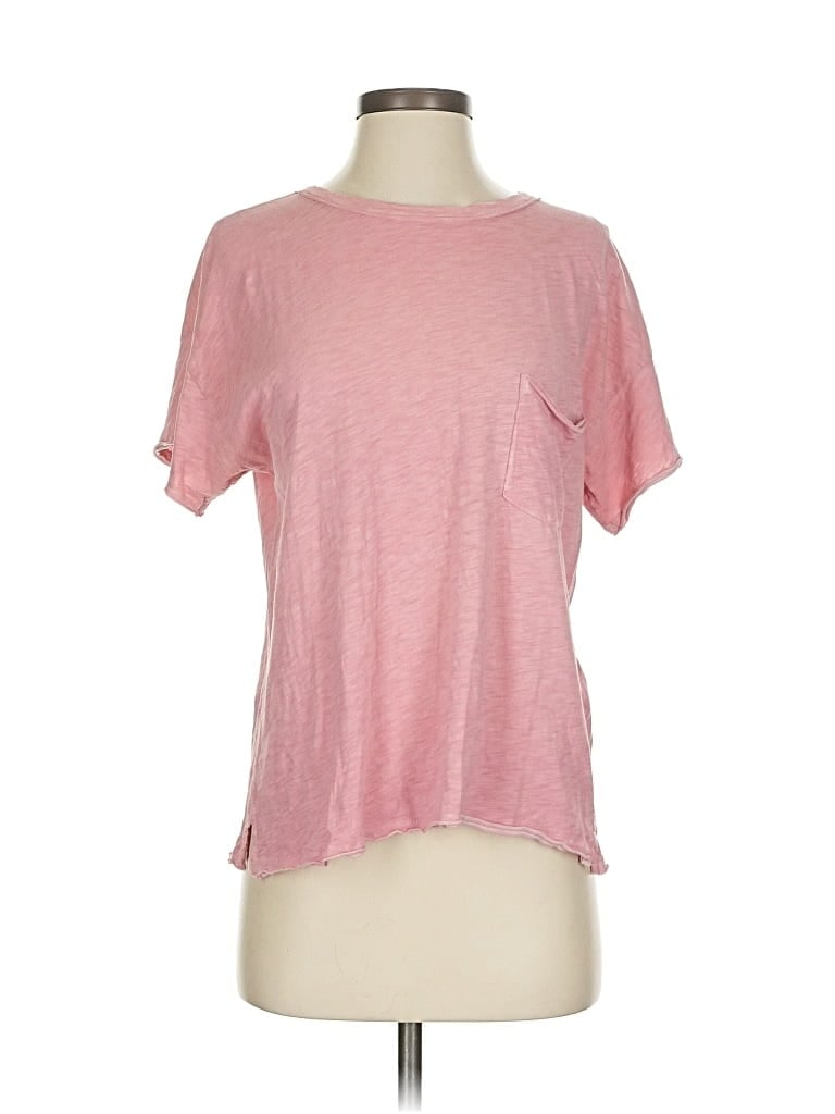 Pre-owned Rag & Bone Short Sleeve T-shirt In Pink