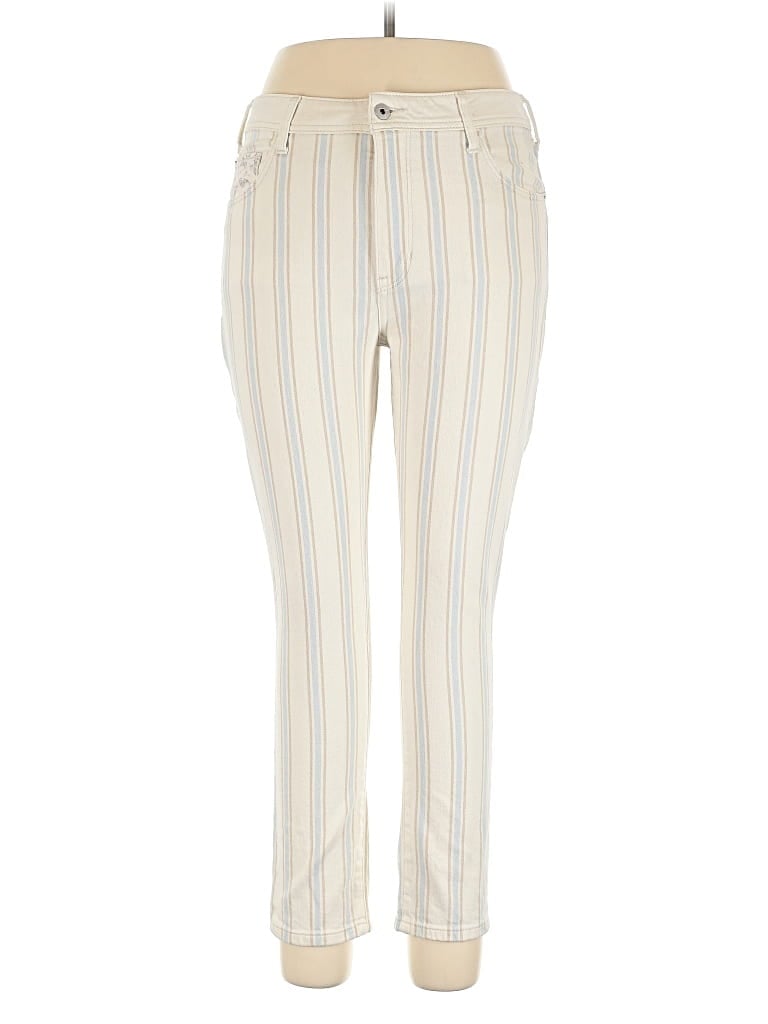 Pre-owned Pilcro By Anthropologie Casual Pants In White