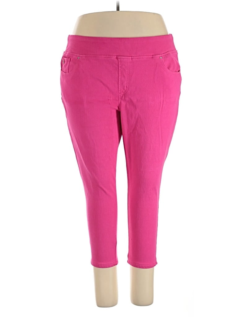 Pre-owned Belle By Kim Gravel Casual Pants In Pink
