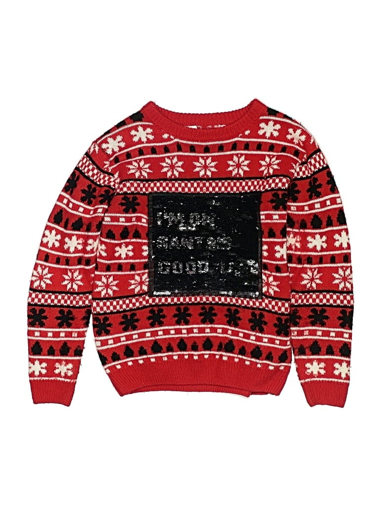 Pre-owned Assorted Brands Kids' Pullover Sweater In Red