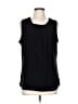 Ava James Black Sleeveless Blouse Size L - photo 1