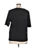 Chico's Black Short Sleeve T-Shirt Size XL (3) - photo 2