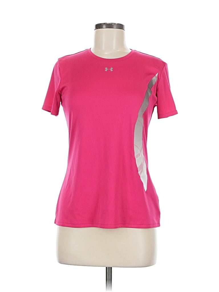 Pre-owned Under Armour Active T-shirt In Pink