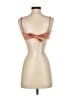 Danielle Bernstein 100% Polyester Orange Sleeveless Blouse Size S - photo 2