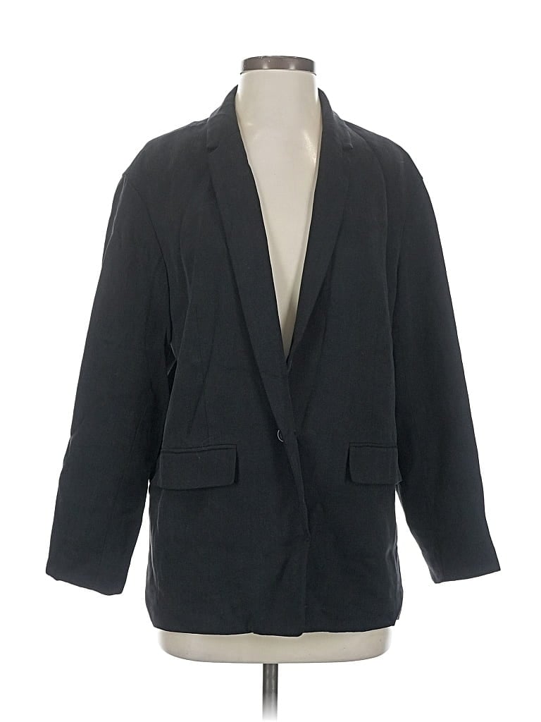 Pre-owned Everlane Blazer Jacket In Black