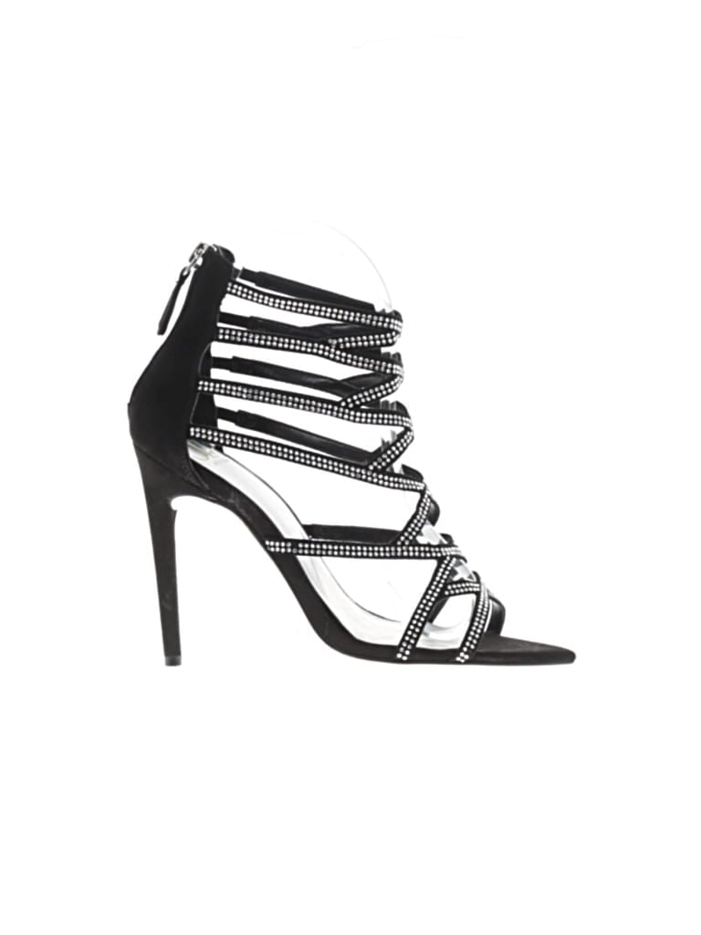 Pre-owned Jlo By Jennifer Lopez Sandals In Black