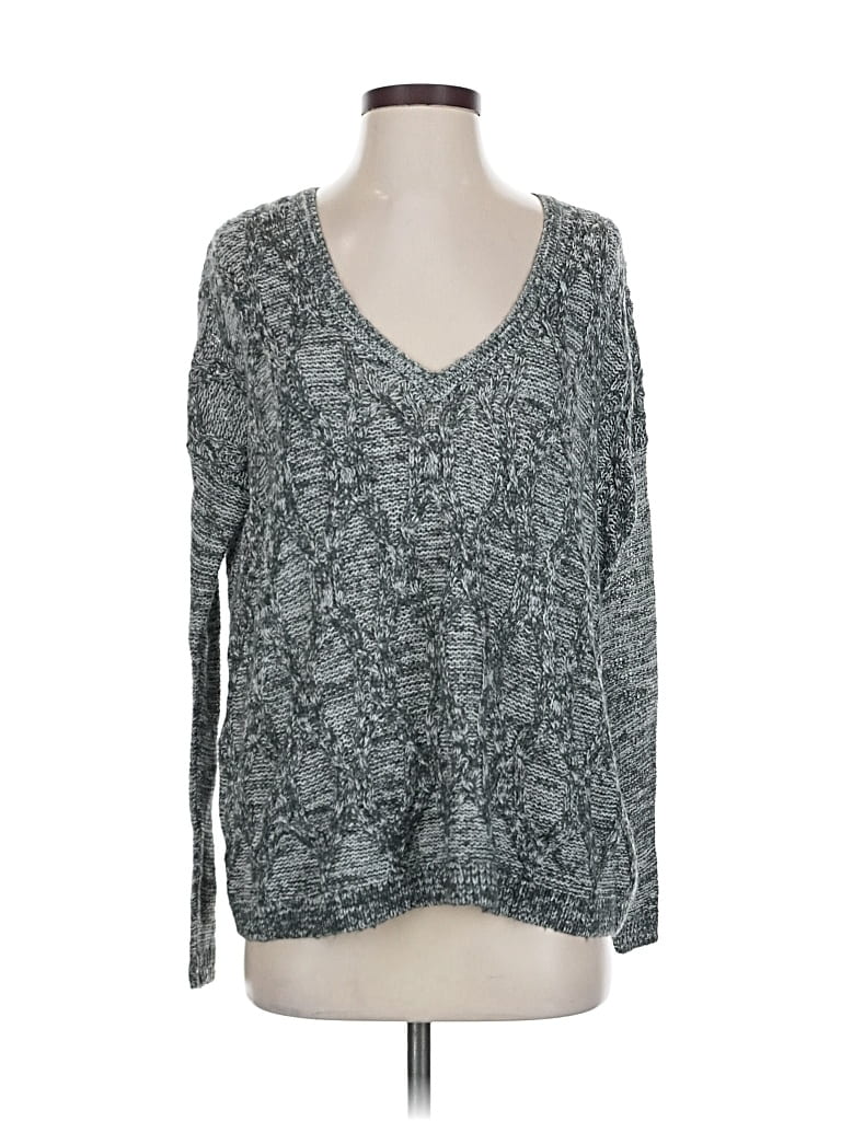 Pre-owned Express Pullover Sweater In Gray