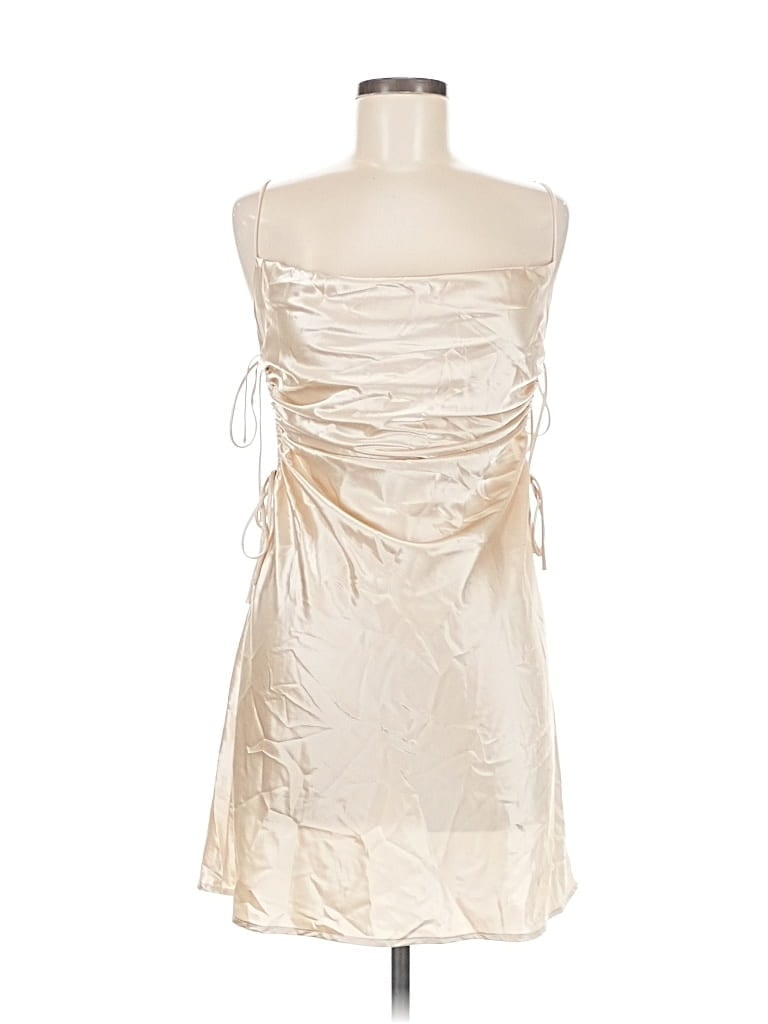 Pre-owned Assorted Brands Cocktail Dress In White