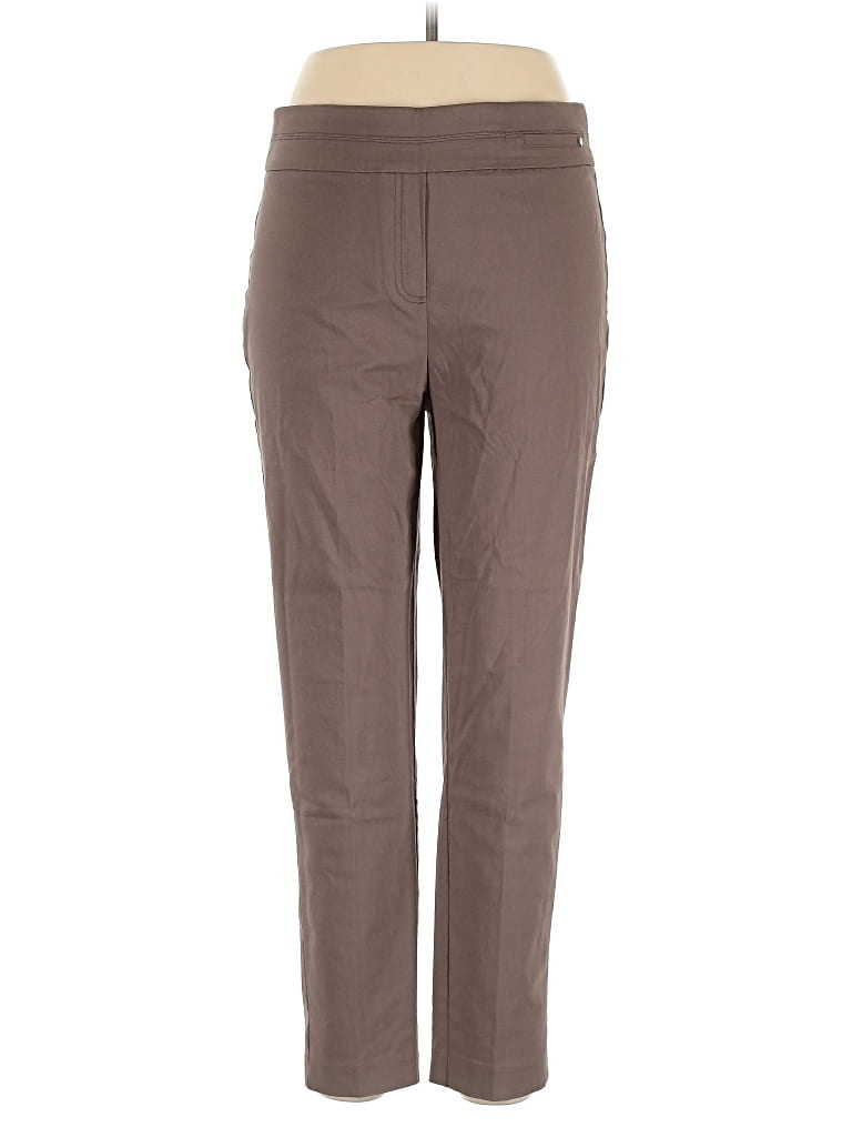 Pre-owned Ny Collection Casual Pants In Brown