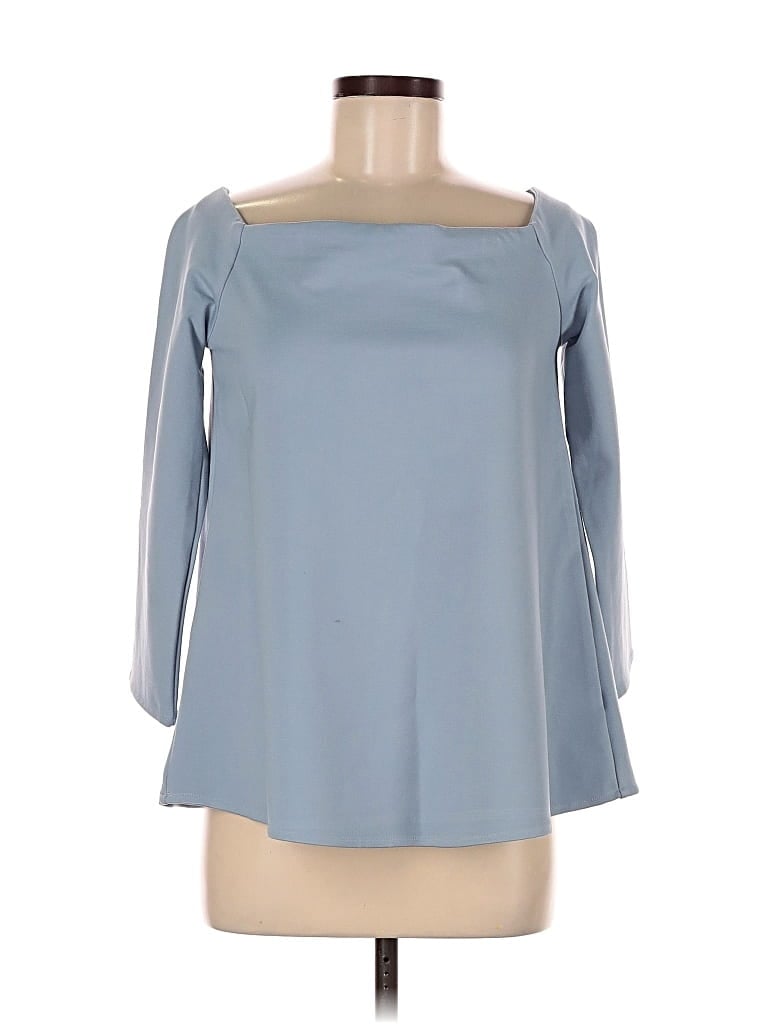 Pre-owned Tuckernuck 3/4 Sleeve Blouse In Blue