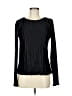 Ann Taylor LOFT 100% Polyester Black Long Sleeve Top Size M - photo 1