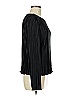 Ann Taylor LOFT 100% Polyester Black Long Sleeve Top Size M - photo 4