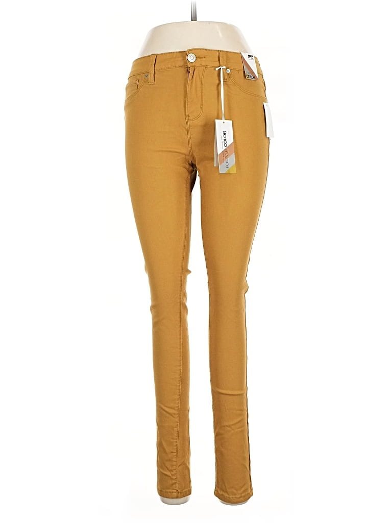 Pre-owned Ymi Casual Pants In Yellow