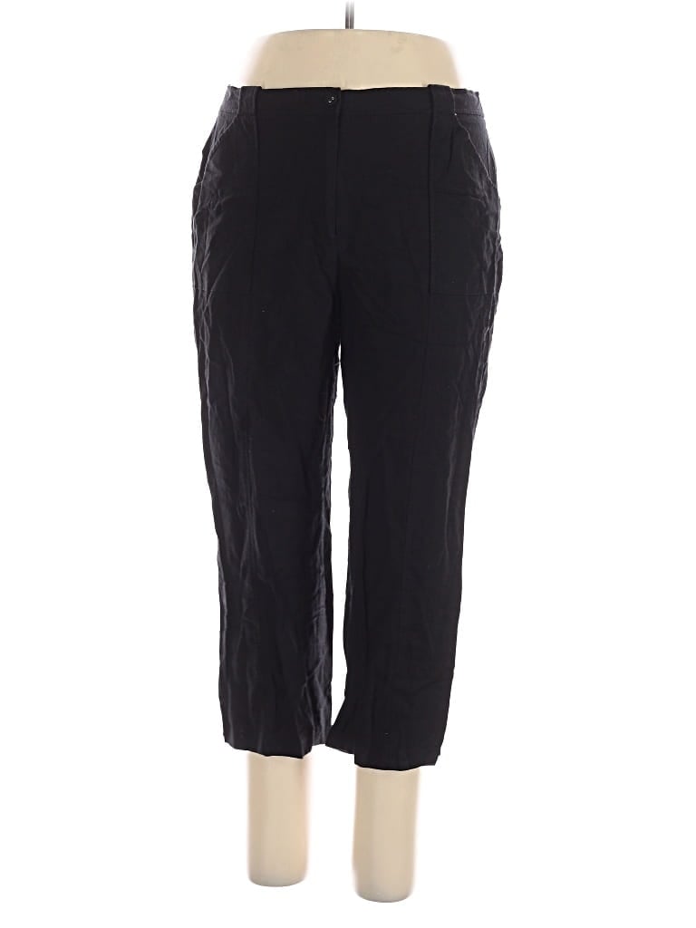 Pre-owned Sag Harbor Casual Pants In Black
