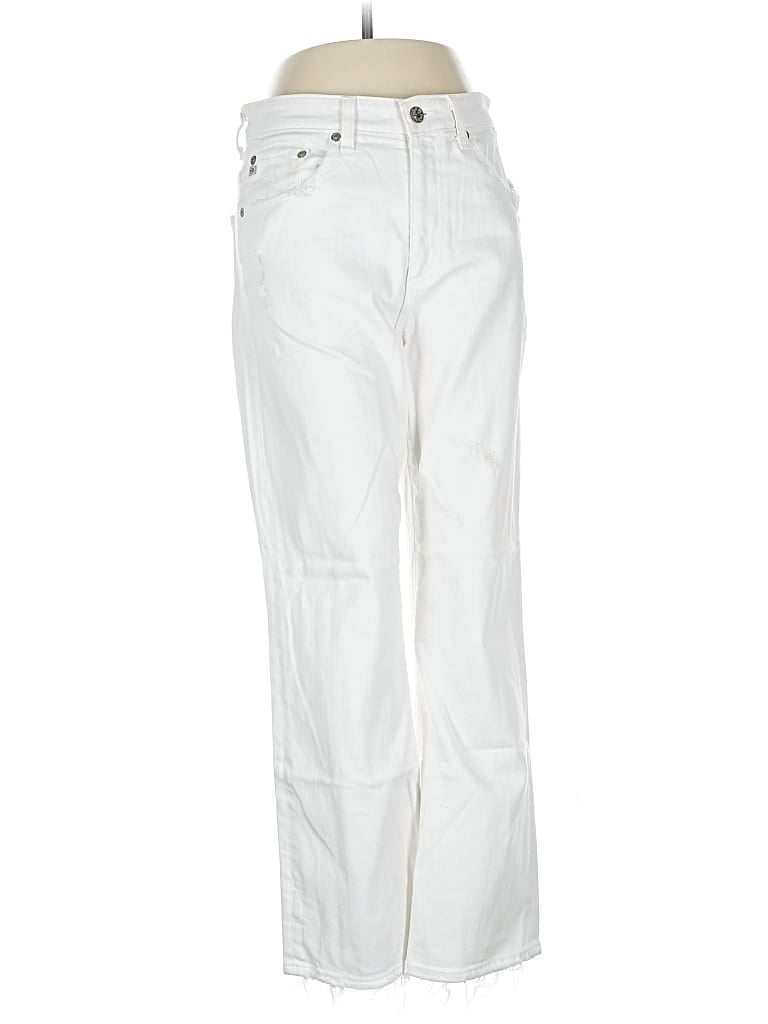Pre-owned Adriano Goldschmied Jeans In White