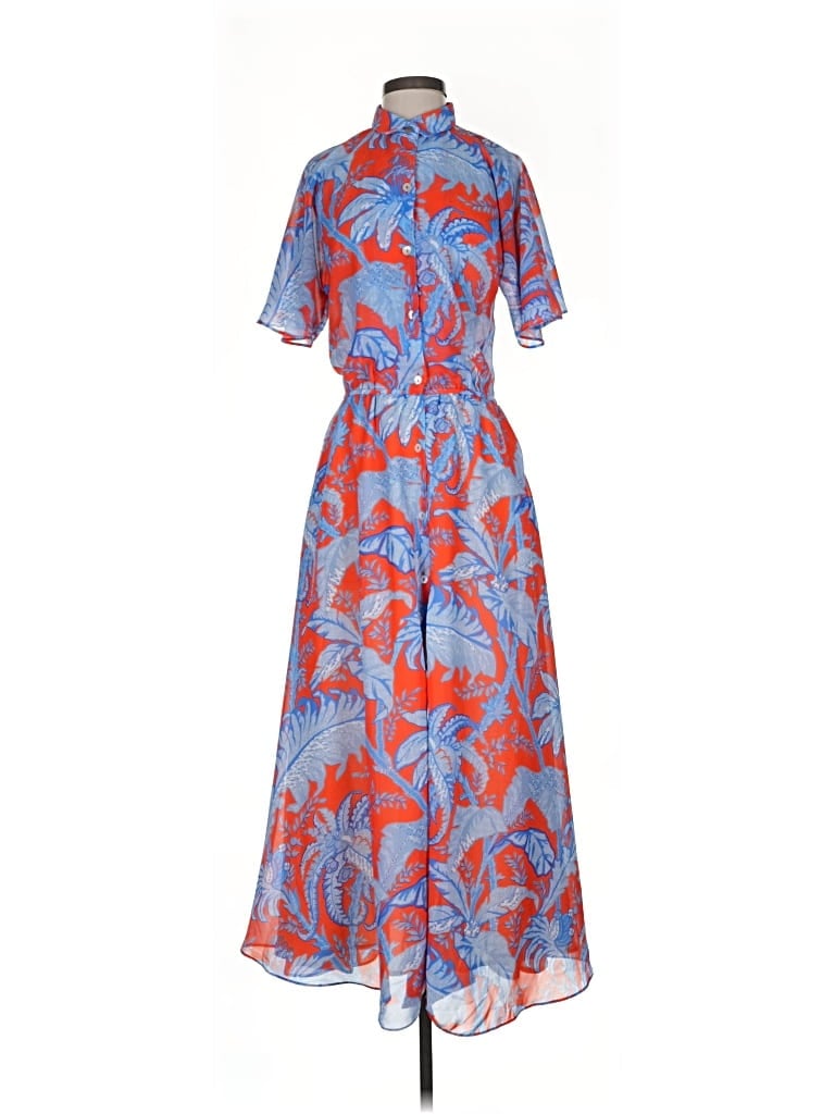 Pre-owned Gretchen Scott Designs Casual Dress In Blue