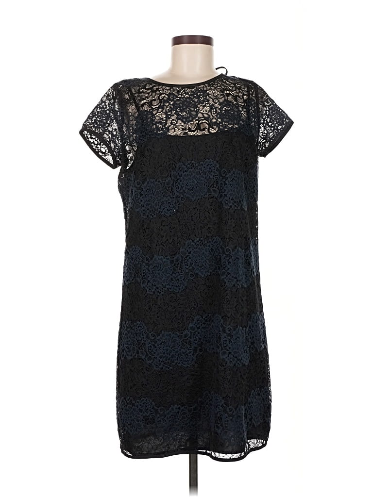 Pre-owned Ann Taylor Loft Casual Dress In Black