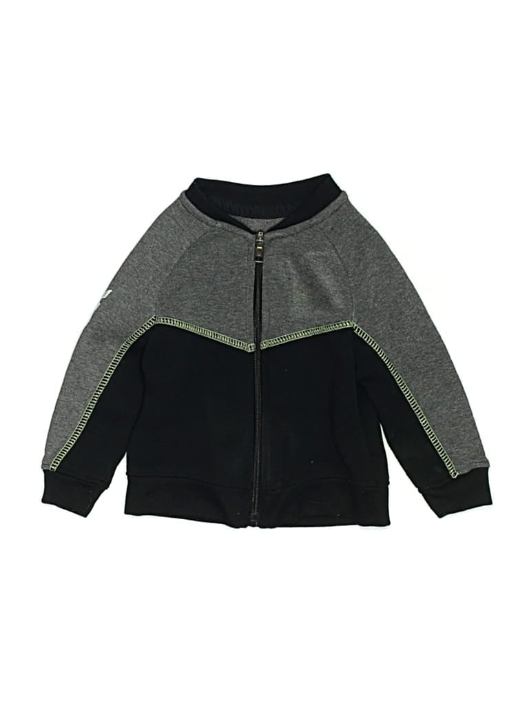 Pre-owned Reebok Babies' Zip Up Hoodie In Black