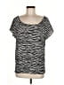 MICHAEL Michael Kors 100% Polyester Black Short Sleeve Top Size M - photo 1